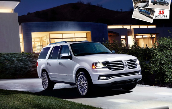 Красивый автомобиль Lincoln Navigator 2015