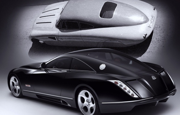 Красивый автомобиль Maybach  Exelero