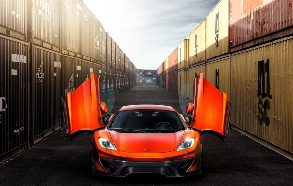 Красный Vorsteiner McLaren 12c mp4 VX