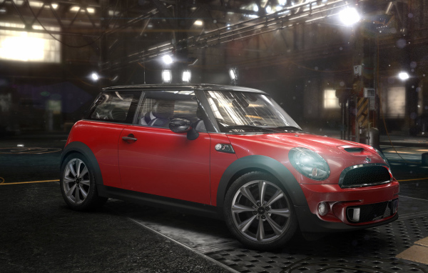 Красивый автомобиль Мини Купер S 2014
