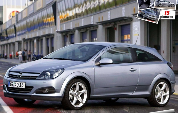 Красивый автомобиль Opel Astra GTC в Москве