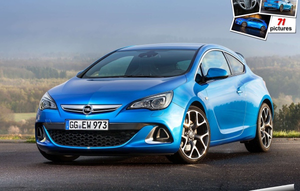 Красивый автомобиль Opel Astra в Москве