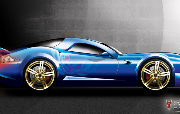 Красивый автомобиль Pontiac Firebird в Москве