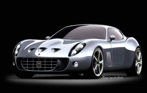 Красивый автомобиль Pontiac Solstice в Москве