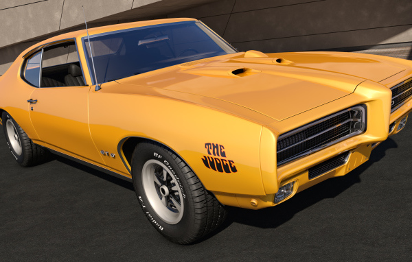 Новый автомобиль Pontiac GTO 1969