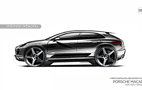 Рисунок Porsche Macan
