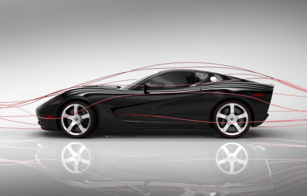 Супер кар Corvette mallett