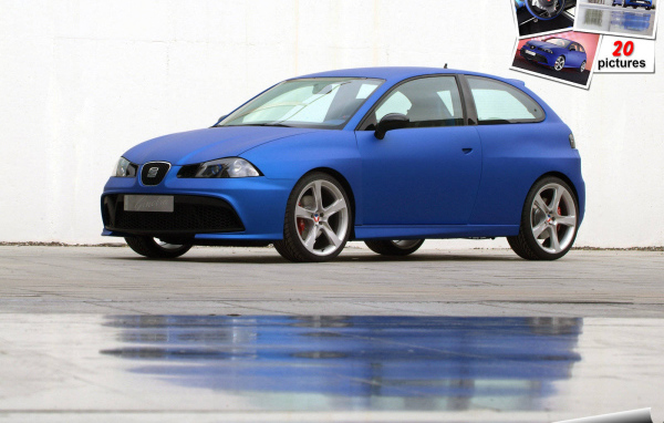 Красивый автомобиль Seat Ibiza в Москве