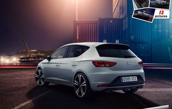 Красивый автомобиль Seat Leon Cupra 2014 в Москве