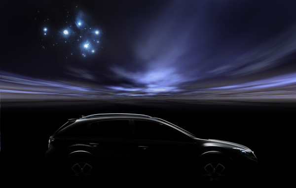 Красивый автомобиль Subaru XV