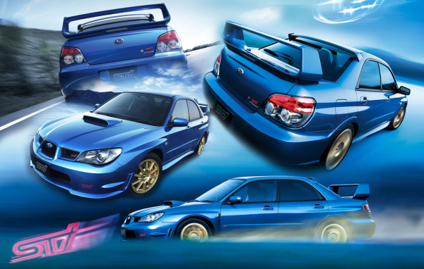 Дизайн автомобиля Subaru Impreza WRX STI