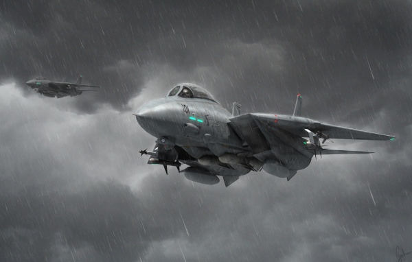 Истребители под дождем