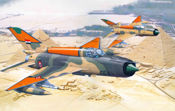 Миг-21 над Египтом