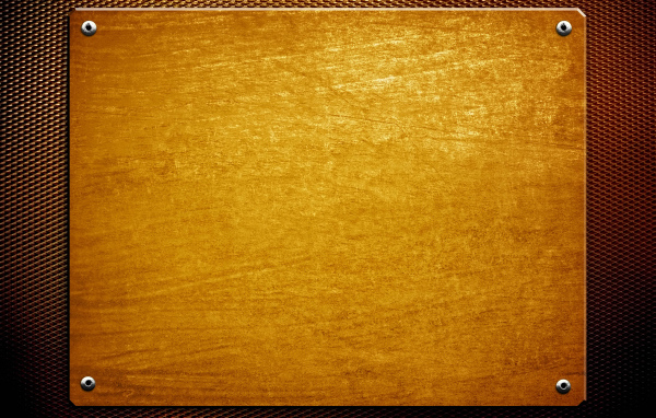 Медная табличка