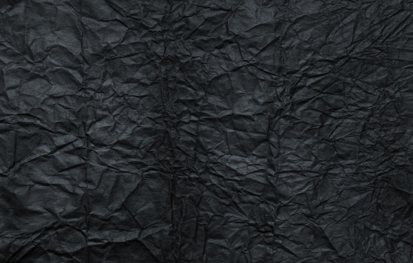 Мятая черная бумага