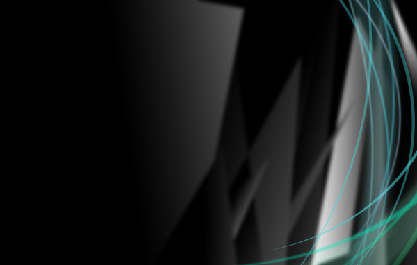 Волны света на черных обоях
