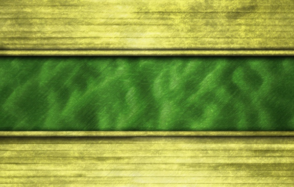 Желтые и зеленая полоса