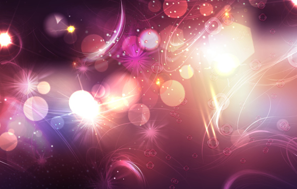 Блики на розовом фоне