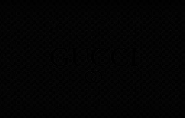 Черный логотип Gucci