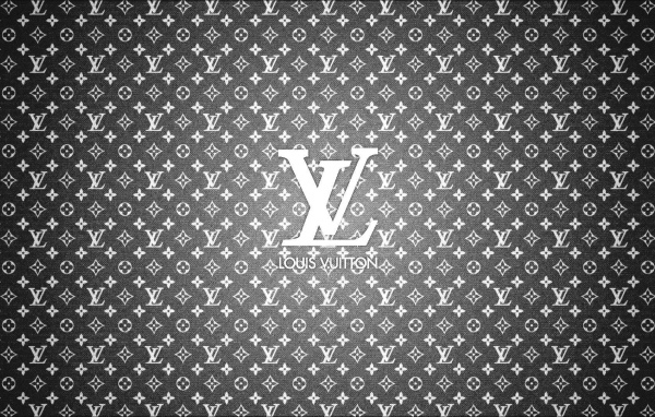Черный логотип Louis Vuitton