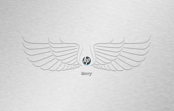 Логотип с крыльями HP