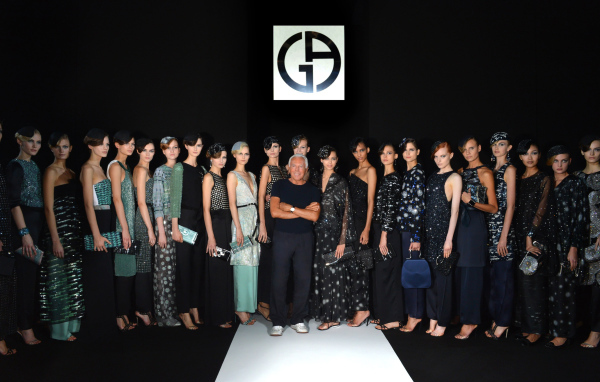 Модели бренда Giorgio Armani