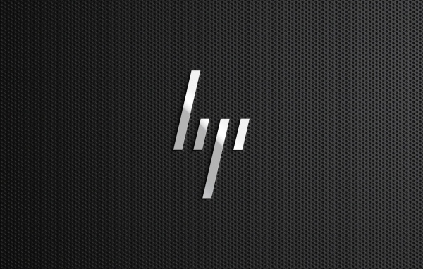 Строгий логотип HP