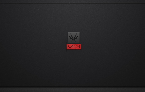 Логотип на черном фоне