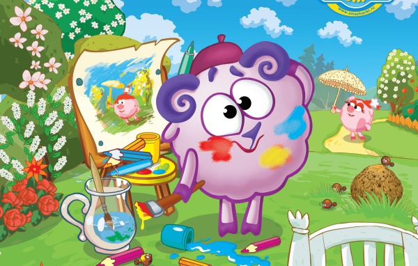 Бараш художник в мультфильме Смешарики