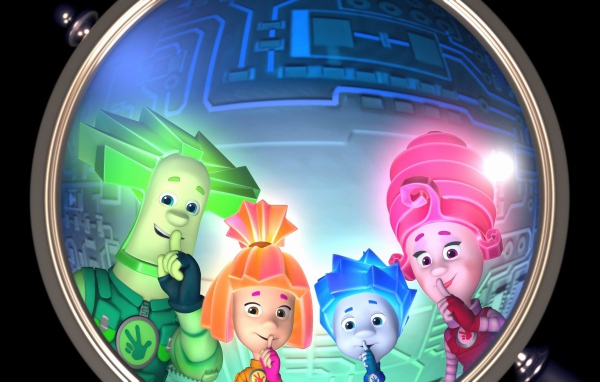 Герои мультфильма Фиксики под лупой