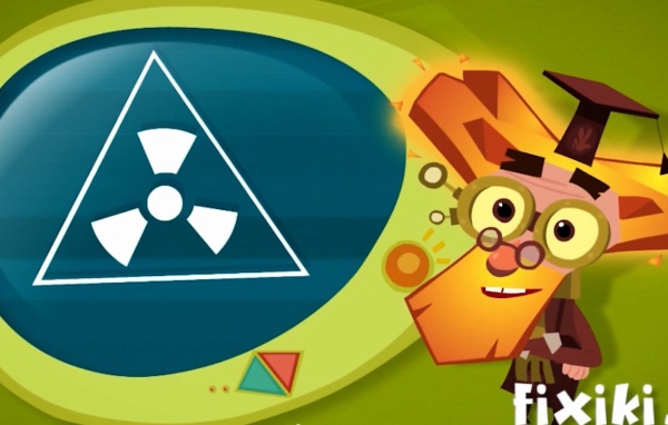 Знак радиации из мультфильма Фиксики
