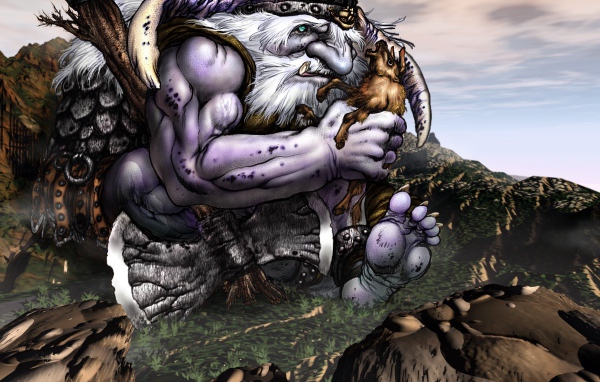 Великан из мультфильма