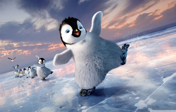 Пингвины из мультфильма