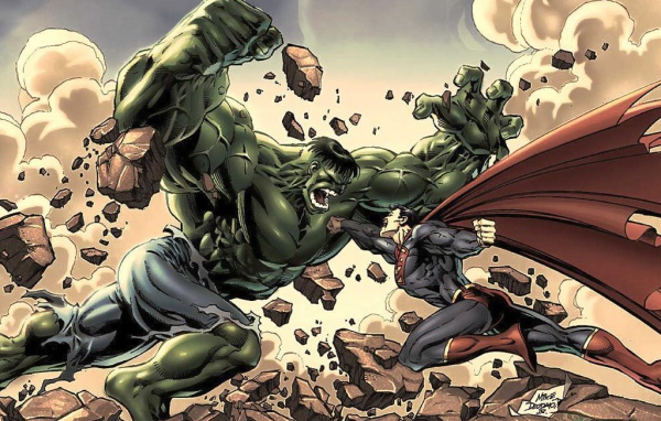 Супермен против Хулка