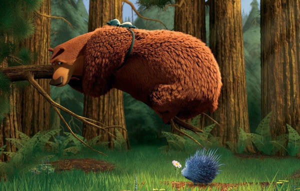 Медведь и ёжик