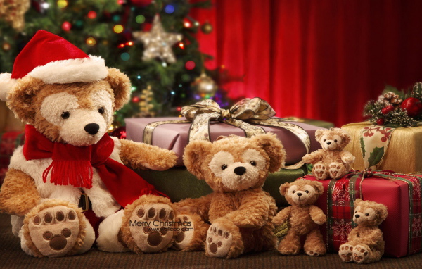 Медвежата на Рождество