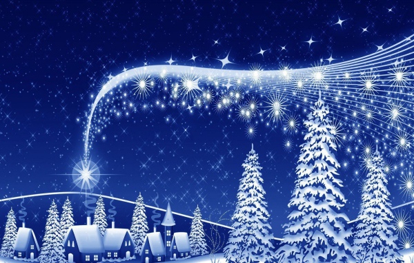 Рождественский рисунок