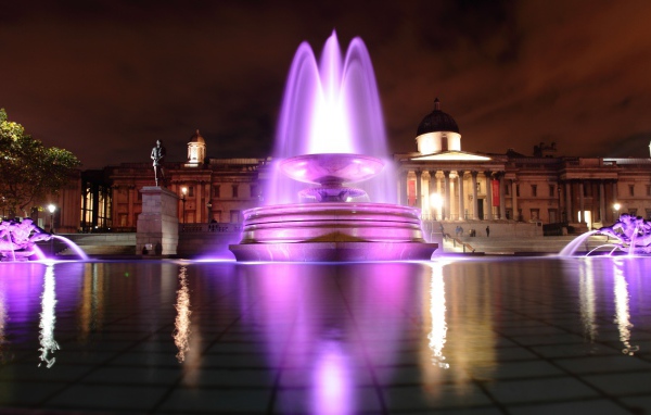 Цветной фонтан