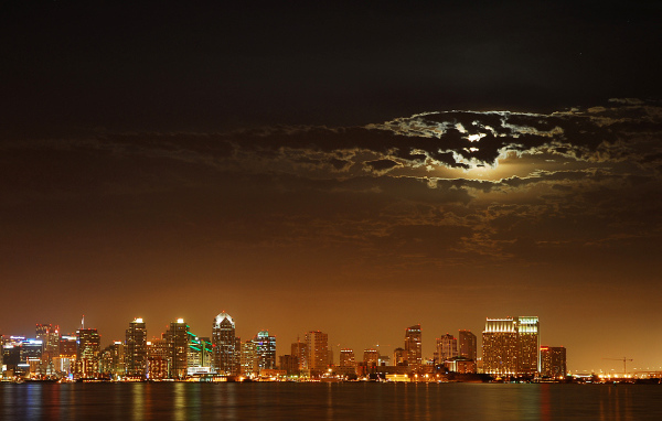 Луна за облаками