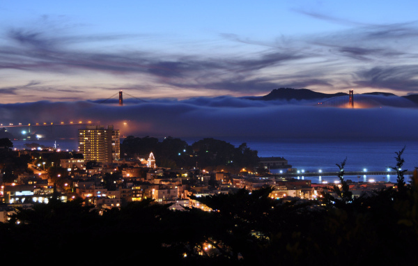 Мост в тумане