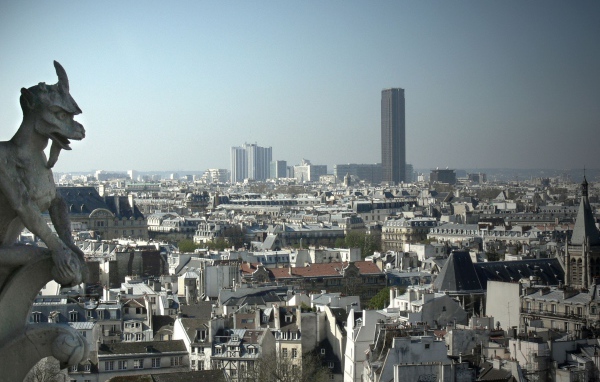 Вид на Париж с высоты