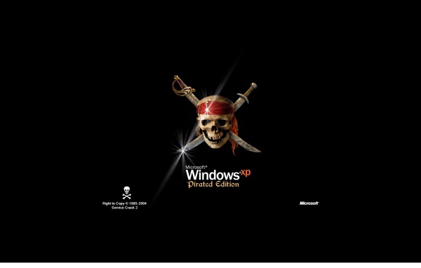 Пиратская копия Windows