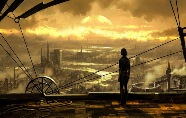 Город будущего стимпанк