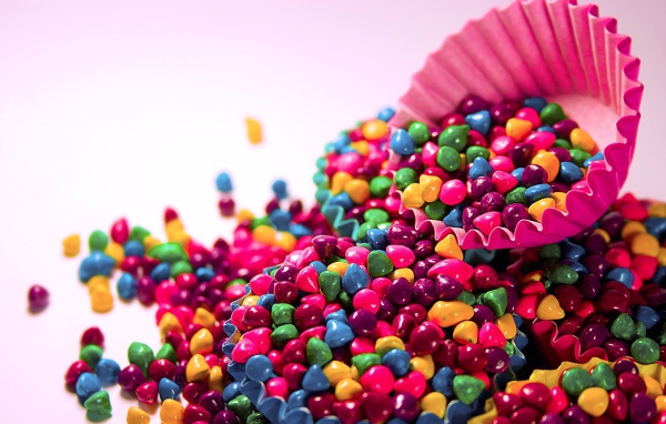 Красочные конфеты