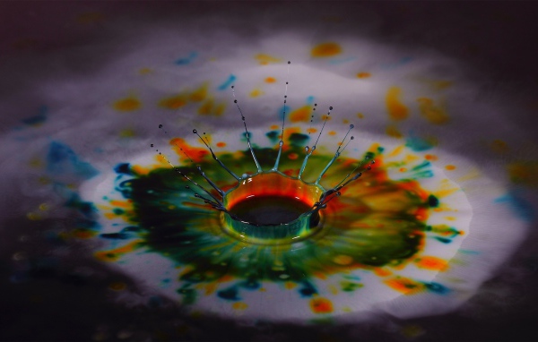 Разноцветные брызги