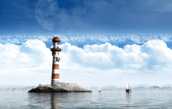 Маяк в фантастическом мире