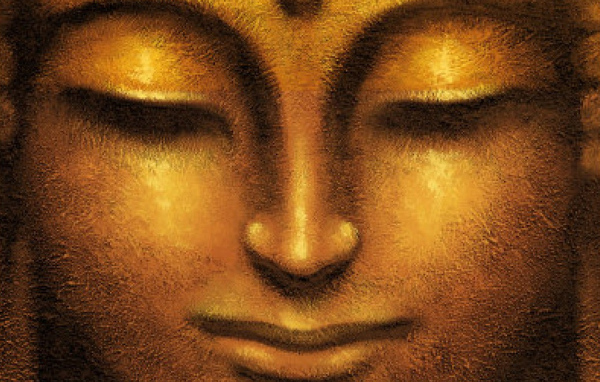 Лицо золотого Будды