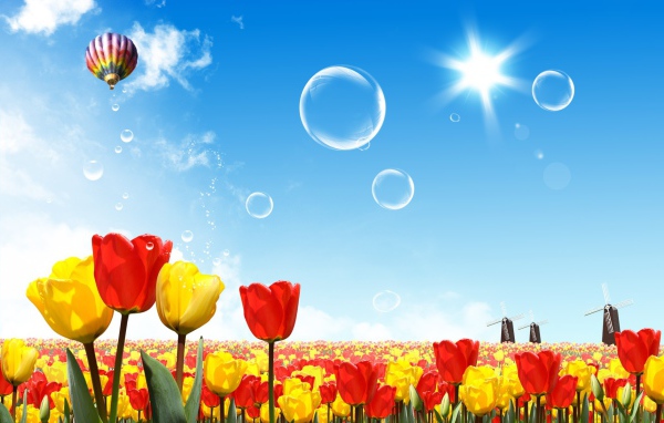 Фантастический цветочный мир