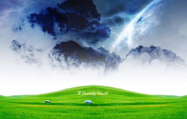 Зеленый фантастический мир