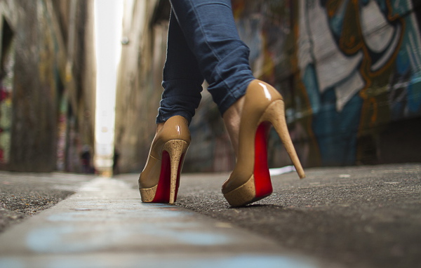 Туфли на высоких каблуках